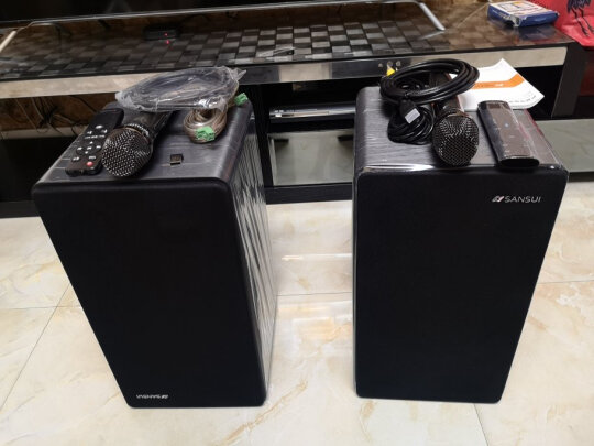 山水 SANSUI H12 语音智能点歌系统家庭ktv音响套装 点歌机一体机 家用蓝牙音箱 客厅卡拉ok唱歌k歌设备